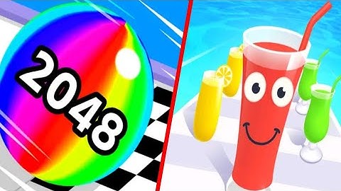 🎮BallRun2048 vs Juice Run All Levels - New Max Level Android,Ios Mobile Gameplay