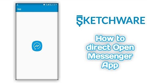 Direct open messenger app by using sketchware || Easy method || Sketchware Tutorial