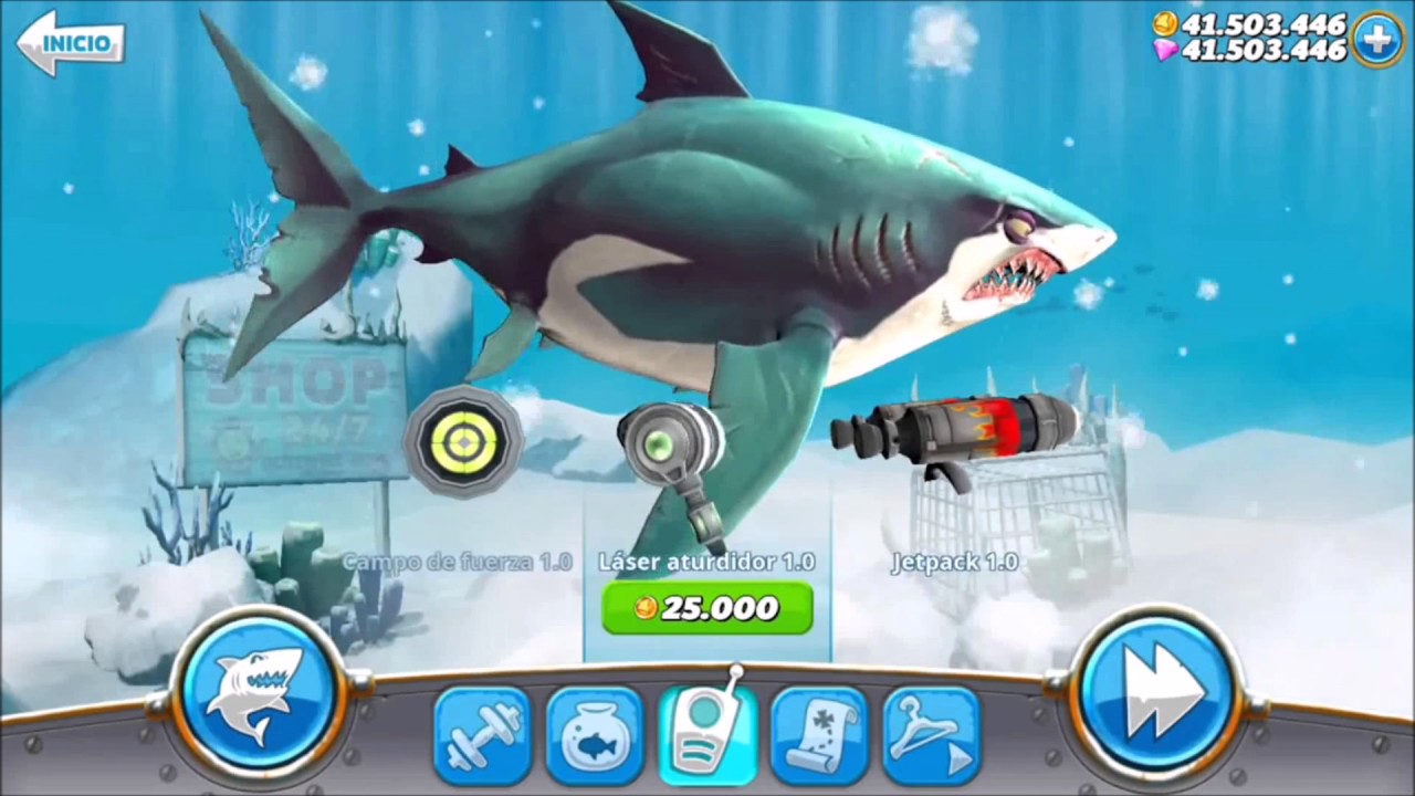 hungry shark world mod apk unlimited money and gems 2.3.0