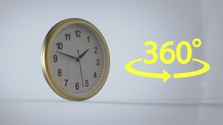 wall clock 3D model