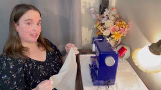 Sewing a small dress (t-tunic) for my baby to wear at the medieval festival (updated ending)