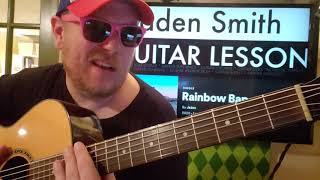 Download Lagu How To Play Rainbow Bap Jaden Smith // easy guitar tutorial beginner lesson easy chords MP3
