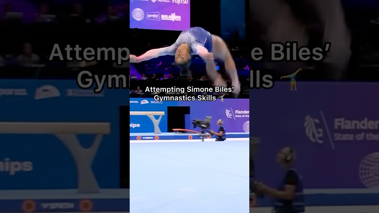 Симона Байлз делает это легко😭 