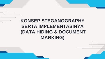 Analisis Konsep Steganography serta Implementasinya pada Data Hiding dan Document Marking