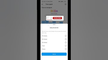 Instagram me Daily Time Limit kaise set kare | Time Limit #instagram,#instgram ,#shorts