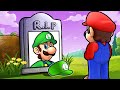 Mario says goodbye to luigi  mario sad story  super mario bros animation