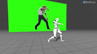 GREEN SCREEN DANCE's , with DEEPMOTION AI Animation Software