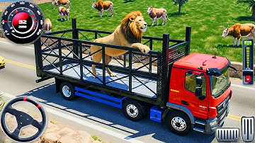 Real Zoo Transporter Truck Driving - Farm Cargo Animal Truck Transport Simulator - Android GamePlay