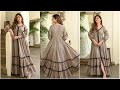 New Maxi Gown Dress Frill Layered Cutting And Stitching Full Tutorial New Maxi Gown Dress Frill Layered Cutting And Stitching Full Tutorial