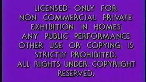 Paramount Home Video (Acid Trip) Warning Screen