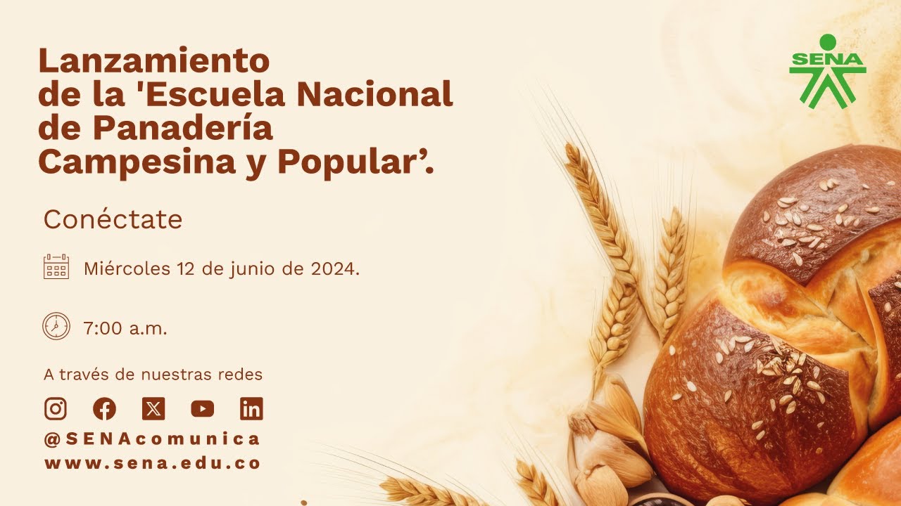 Lanzamiento 'Escuela Nacional de Panadería Campesina y Popular'