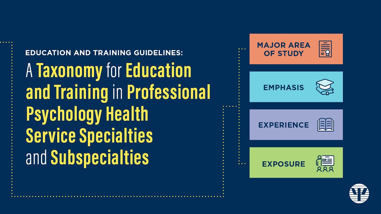 Overview Of The Taxonomy For Professional Psychology Health Services Specialties And Subspecialties Overview Of The Taxonomy For Professional Psychology Health Services Specialties And Subspecialties