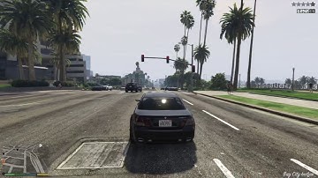 GTA 5 On PS4 PRO With Boost Mode FPS Test. Driving Fast In Stolen Car