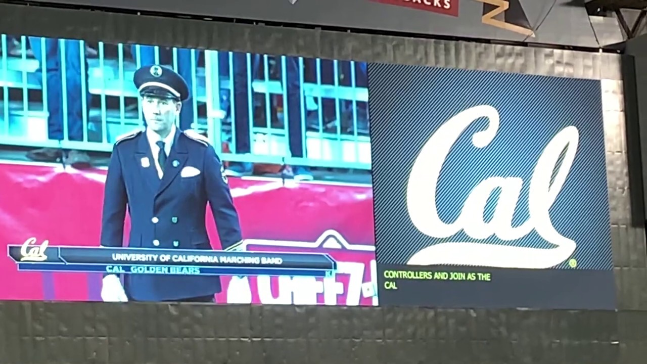 CheezIt Bowl 2018 Cal Berkeley The Pride of California Marching Band