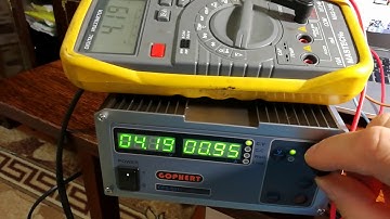 GOPHERT CPS-6011 power supply  incorrectly displays the voltage setting