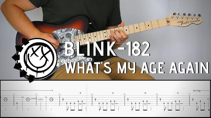 What's My Age Again? Guitar version - Guitar performance video thumbnail