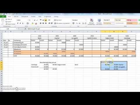 Video: Hvordan Gjøre Hjemmebokføring Via Excel Selv