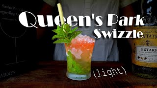 Queen's Park Swizzle (light) || Cocktail recipe from Regarding Cocktails by Sasha Petraske