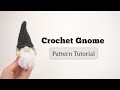 Easy crochet gnome tutorial  free amigurumi pattern