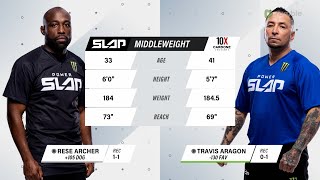 Power Slap 1: Rese Archer vs Travis Aragon | Prelims