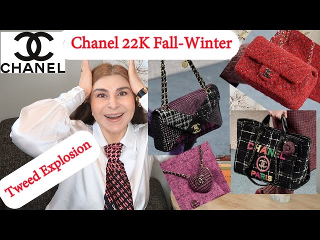 Get Cosy With The New Season Chanel 22 In Tweed - BAGAHOLICBOY