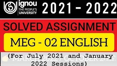 Meg 02 British drama SOLVE ASSIGNMENT  2021– 2022 part -02