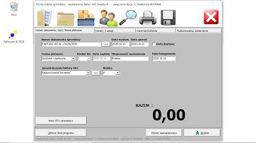 Fakturancik - Pierwsza konfiguracja i wystawienie prostej faktury - FlySoft.pl - SolidneProgramy.pl