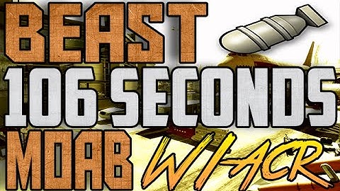 COD MW3: INSANE 106 SECONDS MOAB w/Unsilenced ACR! - (Call of Duty: Modern Warfare 3)