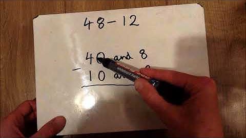 Year 2: How to do the Partitioning Column method for Subtraction