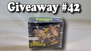 1st Secret of Strixhaven Collector Booster Box Giveaway LIVE