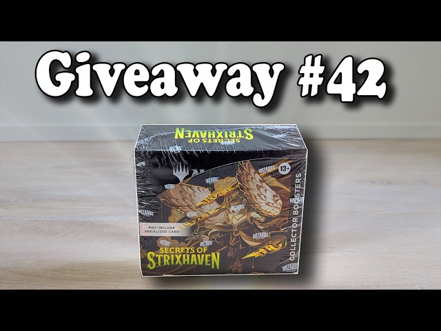 1st Secret of Strixhaven Collector Booster Box Giveaway LIVE - YouTube