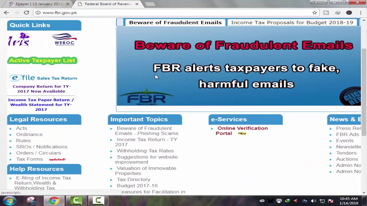 How to check Active Taxpayers List (ATL) Sales Tax YouTube