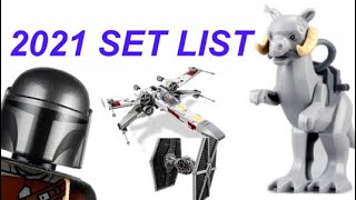 2021 Lego Star Wars Set LIST Rumors!!!!!