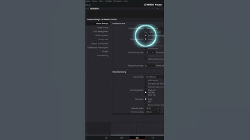 How to CHANGE Default Project and Export Settings in DaVinci Resolve #shorts