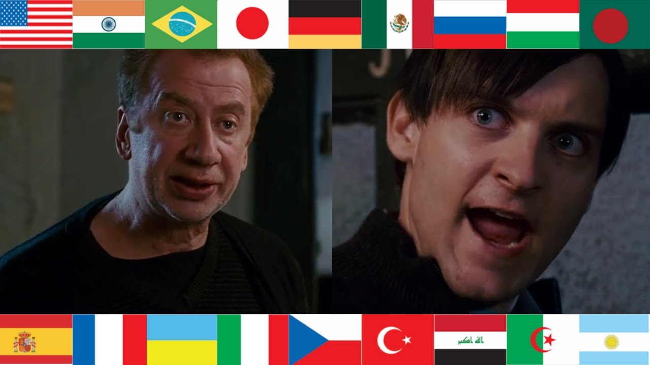 "GIVE ME RENT" & "Fix this damn door!" in Different Languages | Tobey Maguire | Mr. Ditkovich