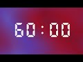 1 hour relaxing  timer with Soft Background music | 60min Alarm Countdown Timer |