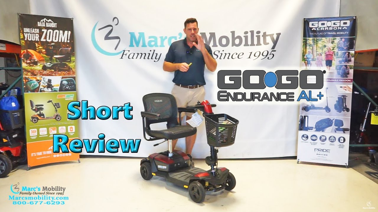 Go Go Endurance AL+ Lithium Mobility Scooter - Short Review