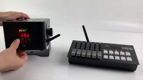 How to use our battery powered wireless dmx controller