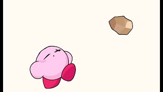 A rock falls on Kirby and he dies