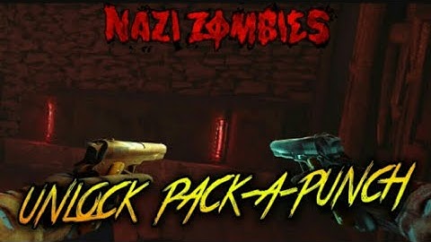 Call of duty®: WWII Nazi zombies groesten haus easter egg guide pack a punch box weapons