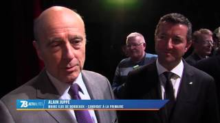 Présidentielle : Alain Juppé à Poissy