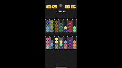 Ball sort puzzle level 105