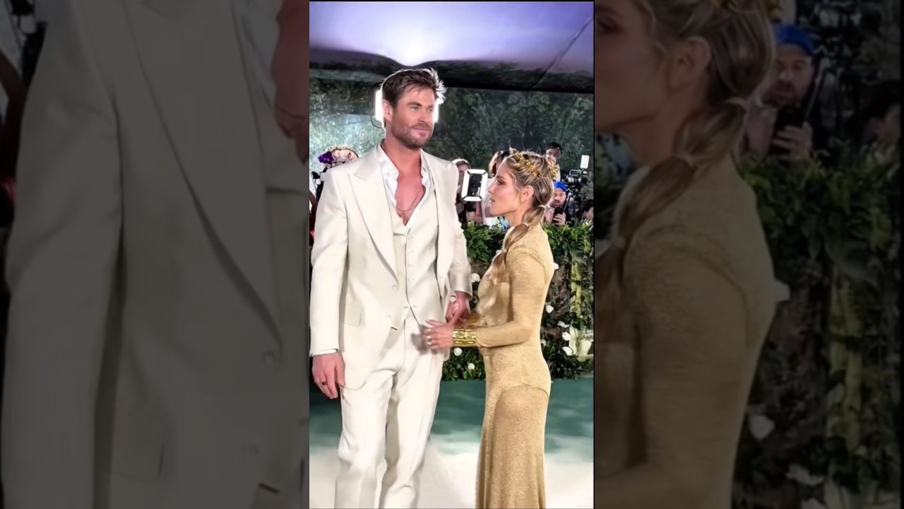 Chris Hemsworth & Elsa Pataky Stunning Date Night at the Met Gala  #Shorts