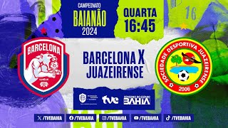 Thumbnail for BARCELONA 0 X 0 JUAZEIRENSE | PARTIDA COMPLETA | TVE BAHIA | #BaianãoNaTVE - 17/01/2024