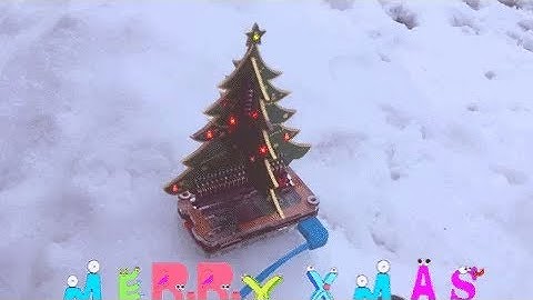 Tomasz makes 3D Xmas Tree for Raspberry Pi Zero
