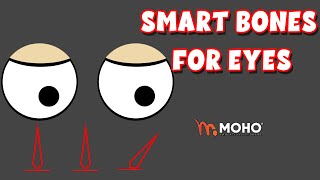 Animating the character's eyes with Smart Bone/moho/Anime studio
