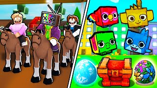 Pet Simulator X Doodle Pet Update + Brookhaven Rp Horse Race Update In Roblox