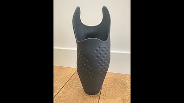 Transtibial Prosthesis design (Start to finish)- Including 3D scanning and printing with HP MJF