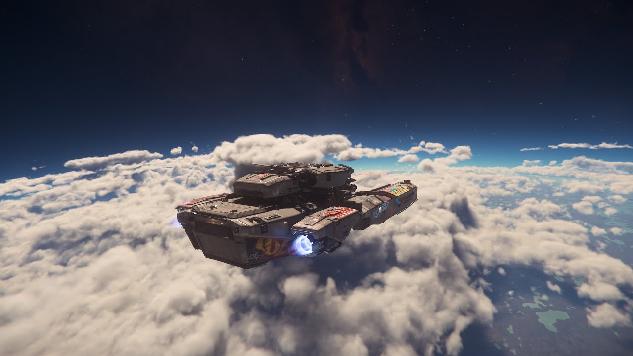 Pyrodrake Star Citizen - 4.0 - Pyro - Drake Vulture - Salvaging ships around ...