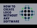 how to create logo without any software